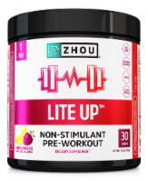 Zhou® Lite Up™ Berry Lemonade Non-Stimulant Pre-Workout Powder Perspective: Main