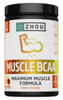Zhou® Tropical Punch Muscle BCAA Maximum Muscle Formula Powder