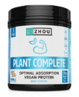 Zhou® Vanilla Plant Complete Protein Powder