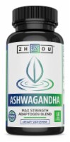 Zhou Ashwagandha Dietary Supplement Veggie Capsules