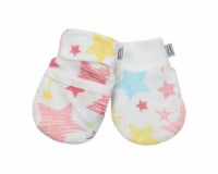 Darlyng & Co.'s  Newborn Baby Mittens (0-6 months)(Pink Star)