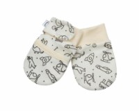 Darlyng & Co.'s  Newborn Baby Mittens (0-6 months)(Space Beige)
