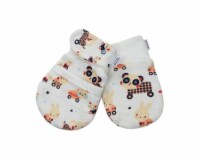 Darlyng & Co.'s  Newborn Baby Mittens (0-6 months)(Brown Bunny)