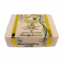 Greciansoap GMS-28 5 oz Black Raspberry Vanilla Goats Milk Soap Bar