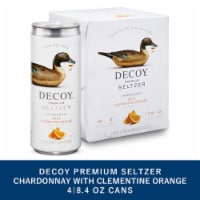 Decoy Premium Seltzer Chardonnay with Clementine Orange Low Calorie Wine