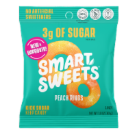 Smart Sweets® Peach Rings Candy Perspective: Main