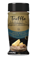 Truffle Aged White Cheddar Truffle Popcorn Seasoning Perspective: Main