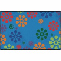 Carpets for Kids 72.71 6 x 9 ft. Rectangle Flower Burst Rug