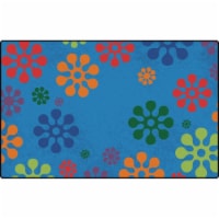 Carpets for Kids 90.71 7 ft. 6 in. x 12 ft. Rectangle Flower Burst Rug