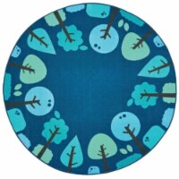 Carpets for Kids 29757 7 ft. 6 in. x 12 ft. Rectangle Kidsoft Tranquil Trees - Tan