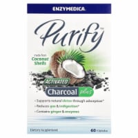 Enzymedica Purify Activated Charcoal Plus - 60 Capsules