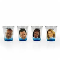 Greys Anatomy Drinking Game | Set Of 4 Character Shot Glasses | 2 Ounces Each