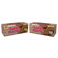 Fudge Rounds Big Pack, 2 Boxes, 24 Individually Wrapped Chocolate Sandwich Cookies