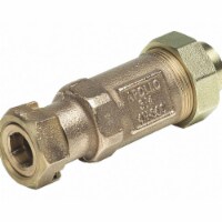 Apollo Valves Dual Check Valve,Bronze,3/4 ,FNPTxSocket  4ALF3S54A