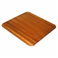 Just JCB-21717 16 x 16 in. Hardwood Cutting Board Fits for Stainless Steel Sink bowl