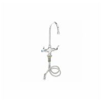 T&s Brass Gooseneck,Chrome,T&S,Brass,8.67gpm B-0300