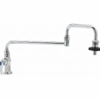 T&s Brass Double Joint,Chrome,T&S,Brass,5.23gpm  B-0590