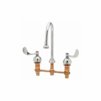 T&s Brass Gooseneck,Chrome,T&S,Brass,2.2gpm B-2865-04