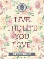 Sparkle City Scented Sachet Live The Life You Love Air Freshener Perspective: Main