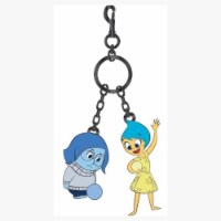 Loungefly Pixar Inside Out Joy And Sadness Enamel Keychain