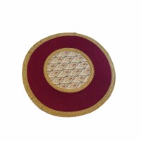 Tapestry Trading FOU12BUR 12 in. Belgium Fouquete Table Runner, Burgundy