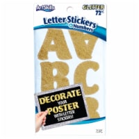 ArtSkills Glitter Letter Stickers - Gold
