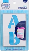 ArtSkills® Craft Basics Craft Stencils 45 Pack - White Perspective: Main