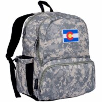 Wildkin 17 Inch Kids Backpack; Three Compartments; Interior & Side Pockets; Colorado Digital