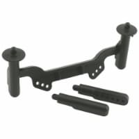 RPM RPM81122 Adjustable Front Body Mounts and Posts for Traxxas Slash 2WD-Rustler-Nitro Rustl