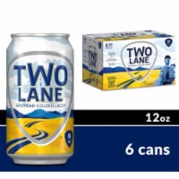 Two Lane American Golden Lager Craft Beer Perspective: Main