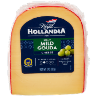 Royal Hollandia® Mild Gouda Cheese Wedge 8 oz Perspective: Main