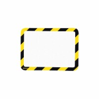 Tarifold Sign Holder,Yellow/Black,1/8 in. H,PK2  P194994