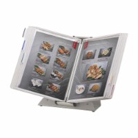 Tarifold  Antimicrobial Desk Unit with 10 White - Framed Pockets