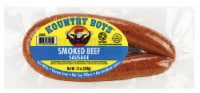 Kountry Boys Smoked Garlic Beef Sausage Perspective: Main