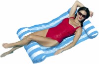 New Bluewave Blue Island Water Hammock Pool Float Aqua/White
