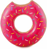 New Bluewave Doughnut Inflatable Pool Tube-Novelty Floating Swim Ring Strawberry
