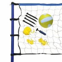 New Bluewave Portable Volleyball Net, Posts, Ball & Pump Set