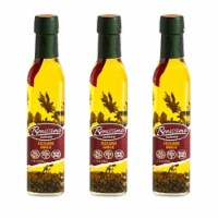 Siciliano Garlic Infused Oil, 8.1 oz (3 Pack) - Infused with Dried Herbs, Garlic, Peppers