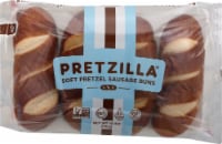 Pretzilla Soft Pretzel Sausage Buns