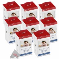 8x Canon Kp-108in Selphy Color Ink 4x6 Paper Set 3115b001 For Selphy Cp910 Cp900