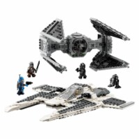 LEGO 75348 Star Wars Mandalorian Fang Fighter vs TIE Interceptor Building Set Perspective: Main