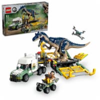 LEGO® Jurassic World Dinosaur Missions: Allosaurus Transport Truck Toy Perspective: Main