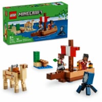 LEGO® Minecraft Pirate Ship Voyage Boat Set Perspective: Main