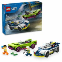 60415 LEGO® City Police Car and Muscle Car Chase Building Set Perspective: Main