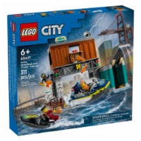 LEGO® City Police Speedboat and Crooks' Hideout Building Set Perspective: Main