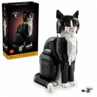 LEGO® Ideas Tuxedo Cat Gift Idea for Animal-Lovers and Home Decor 21349 Perspective: Main