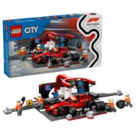 LEGO City F1 Pit Stop & Pit Crew with Ferrari Car Toy 60443 Perspective: Main
