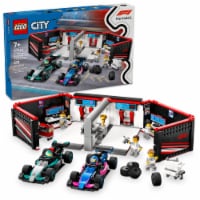 LEGO City F1 Garage & Mercedes-AMG & Alpine Cars Toy 60444 Perspective: Main