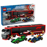 LEGO City F1 Truck with RB20 & AMR24 F1 Car Toys 60445 Perspective: Main