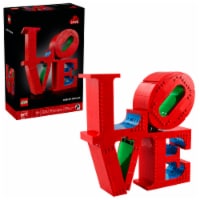 LEGO Art LOVE Collectible Building Set, Home Décor and Couples Gift Idea 31214 Perspective: Main